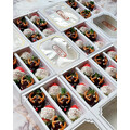 6pcs Christmas Theme: Santa Claus & Rudolph Chocolate Strawberries Gift Box